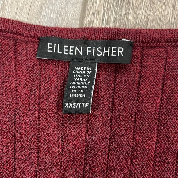 Eileen Fisher Wool Pleated Sweater Dress - Picture 4 of 6